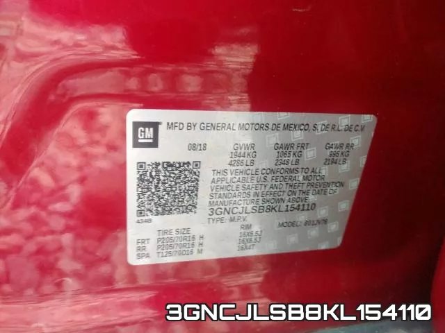 3GNCJLSB8KL154110 фото 2