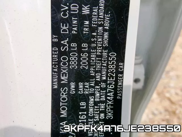 3KPFK4A76JE238550 фото 2