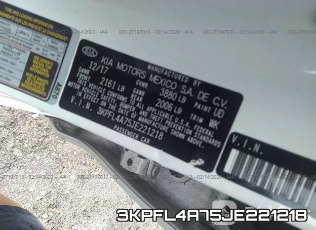 3KPFL4A75JE221218 фото 10
