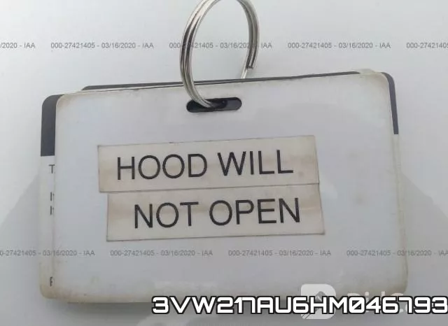 3VW217AU6HM046793 фото 2
