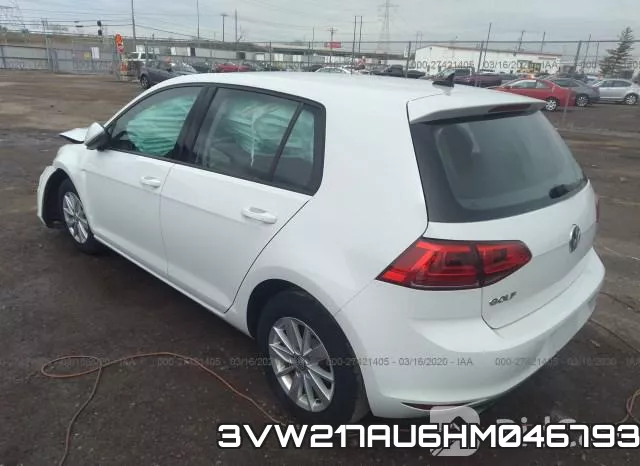 3VW217AU6HM046793 фото 4