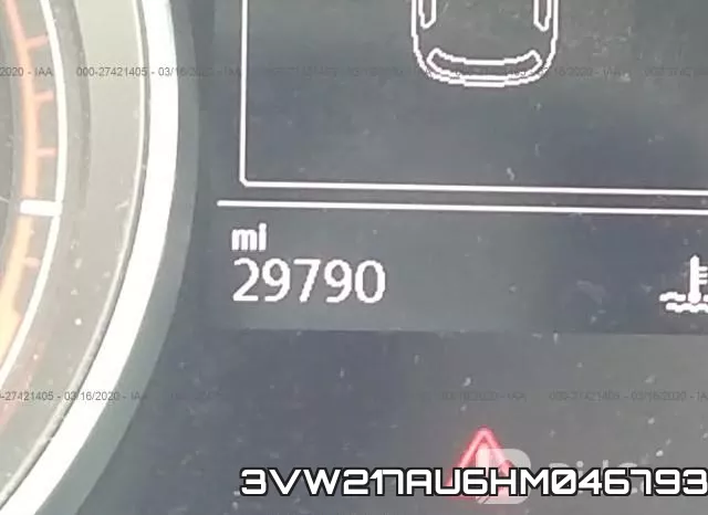 3VW217AU6HM046793 фото 8
