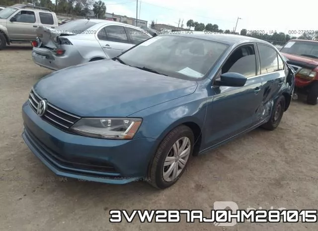 3VW2B7AJ0HM281015 фото 3