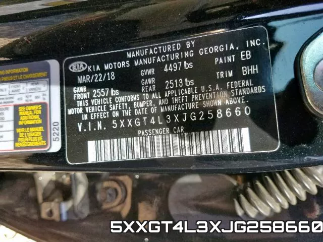 5XXGT4L3XJG258660 фото 2