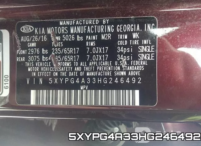5XYPG4A33HG246492 фото 10
