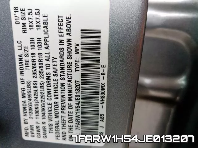 7FARW1H54JE013207 фото 2