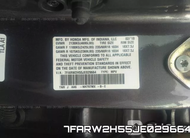 7FARW2H55JE029664 фото 10