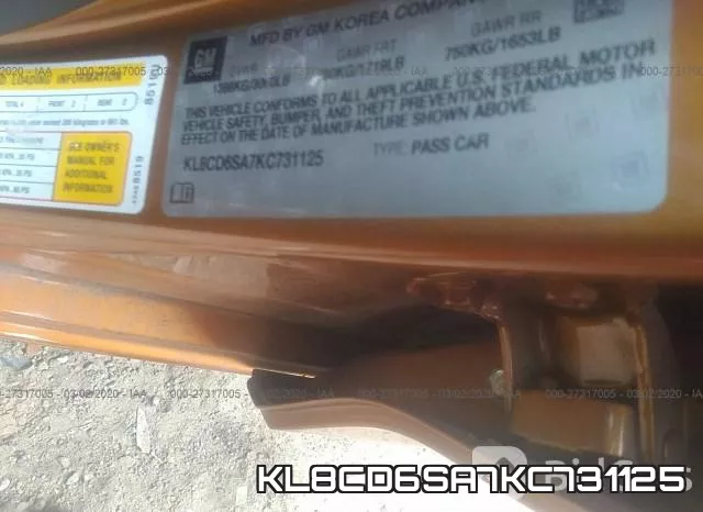 KL8CD6SA7KC731125 фото 10