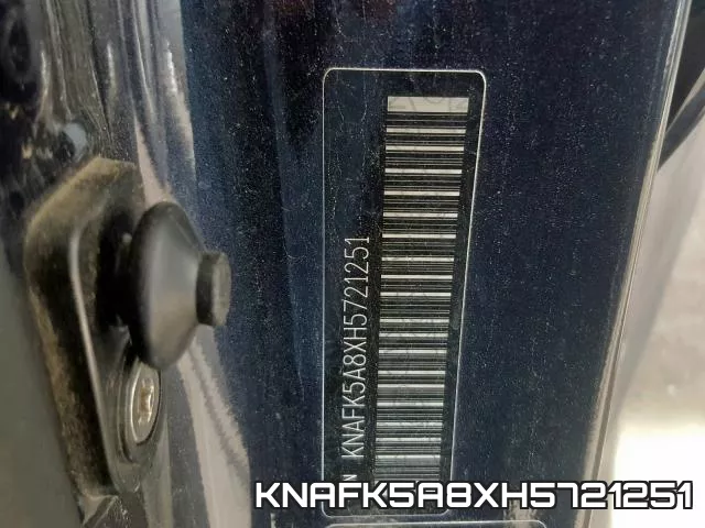 KNAFK5A8XH5721251 фото 2
