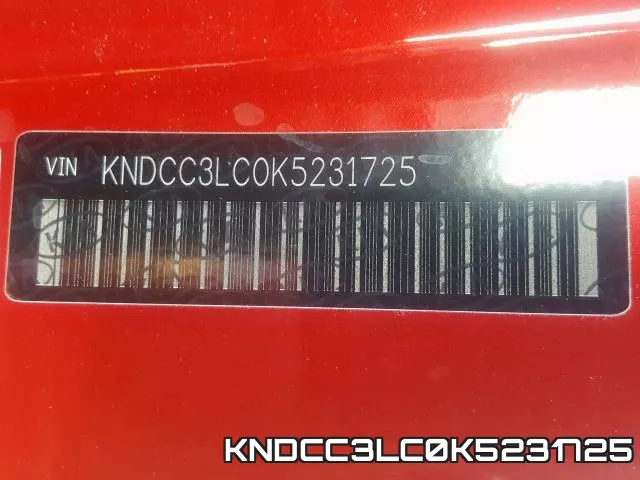 KNDCC3LC0K5231725 фото 2