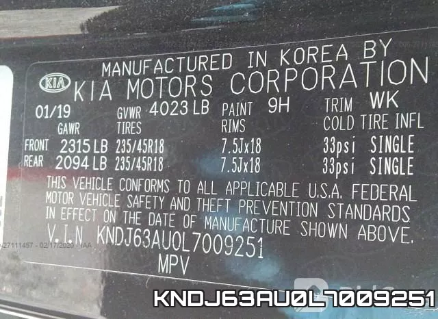 KNDJ63AU0L7009251 фото 10