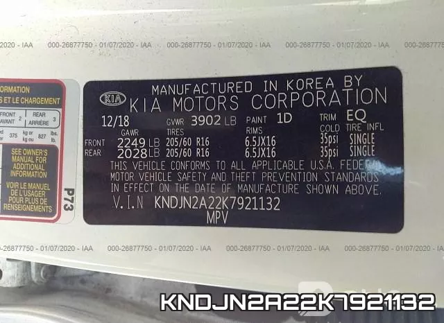 KNDJN2A22K7921132 фото 10