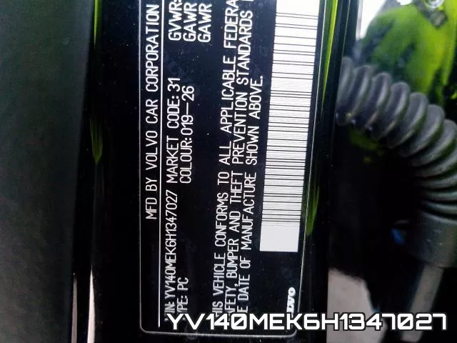YV140MEK6H1347027 фото 2