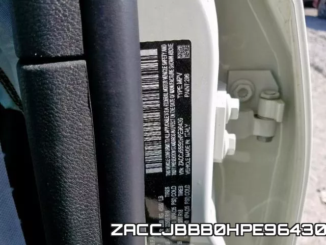 ZACCJBBB0HPE96430 фото 2