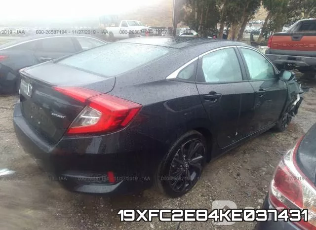 19XFC2E84KE037431 фото 5
