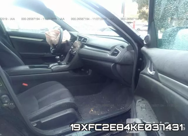 19XFC2E84KE037431 фото 6