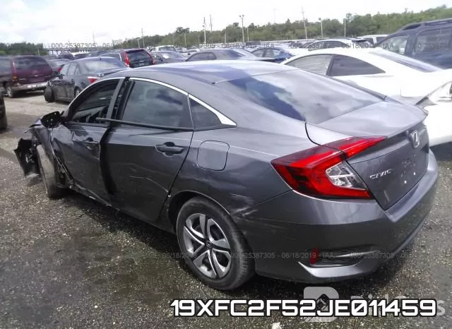 19XFC2F52JE011459 фото 4