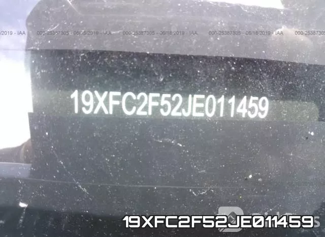 19XFC2F52JE011459 фото 10