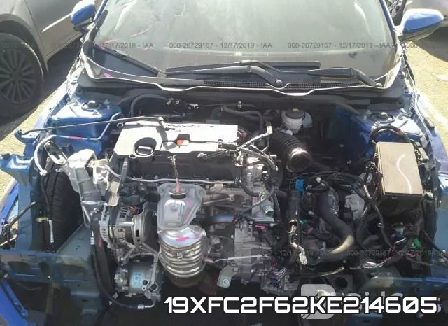 19XFC2F62KE214605 фото 2