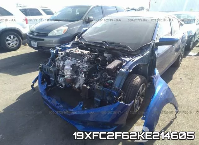 19XFC2F62KE214605 фото 3