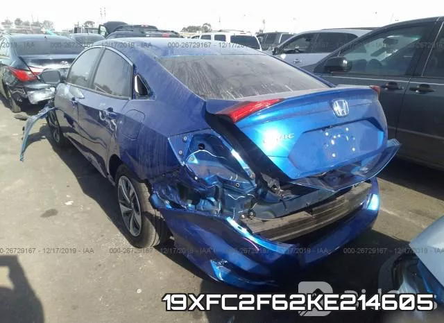 19XFC2F62KE214605 фото 4