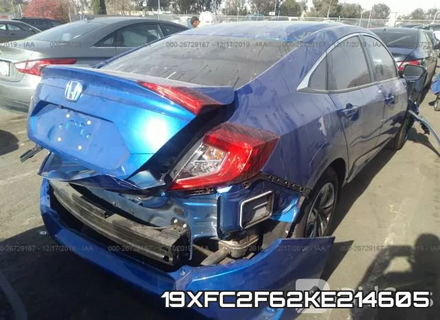 19XFC2F62KE214605 фото 5