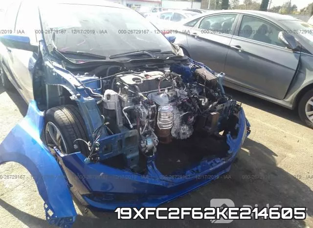 19XFC2F62KE214605 фото 7