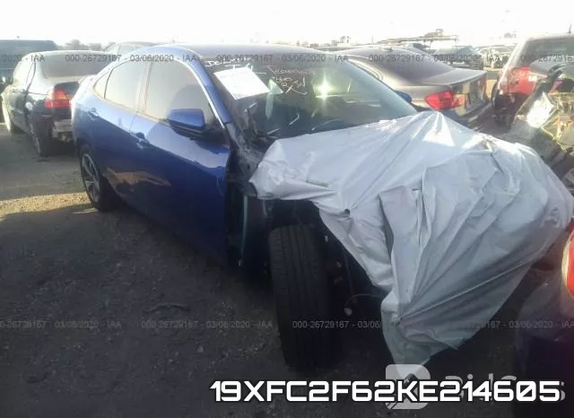 19XFC2F62KE214605 фото 9