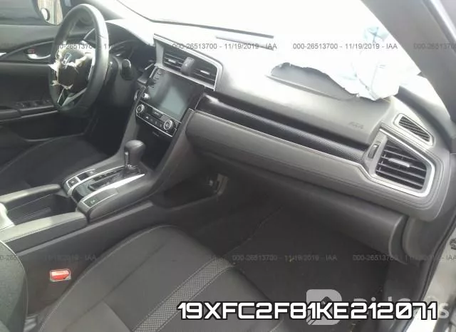 19XFC2F81KE212071 фото 6