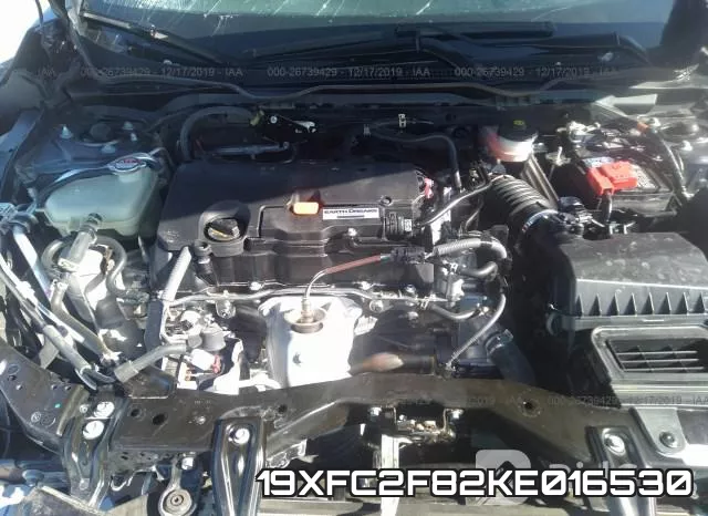 19XFC2F82KE016530 фото 2