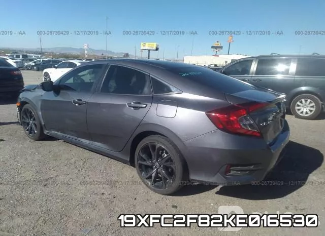 19XFC2F82KE016530 фото 4