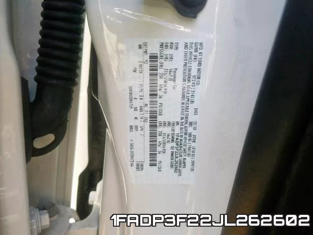 1FADP3F22JL262602 фото 2