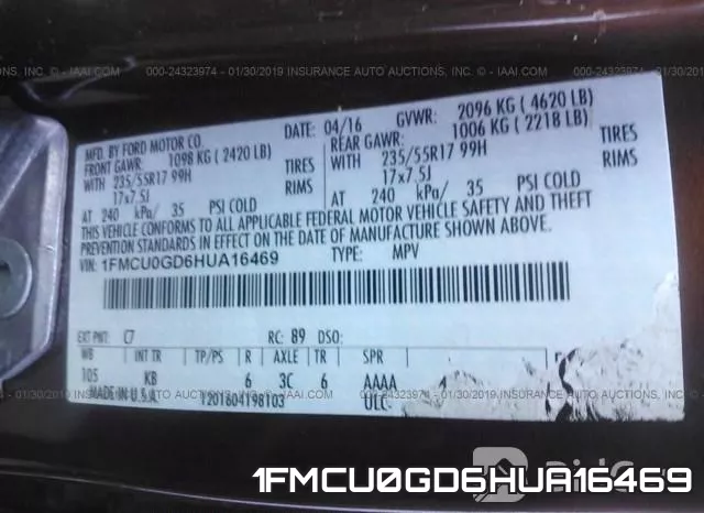 1FMCU0GD6HUA16469 фото 10