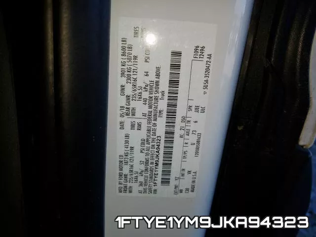1FTYE1YM9JKA94323 фото 2