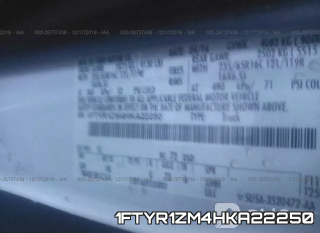 1FTYR1ZM4HKA22250 фото 10