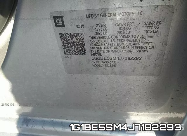 1G1BE5SM4J7182293 фото 10
