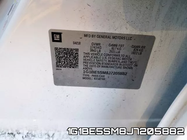 1G1BE5SM8J7205882 фото 2