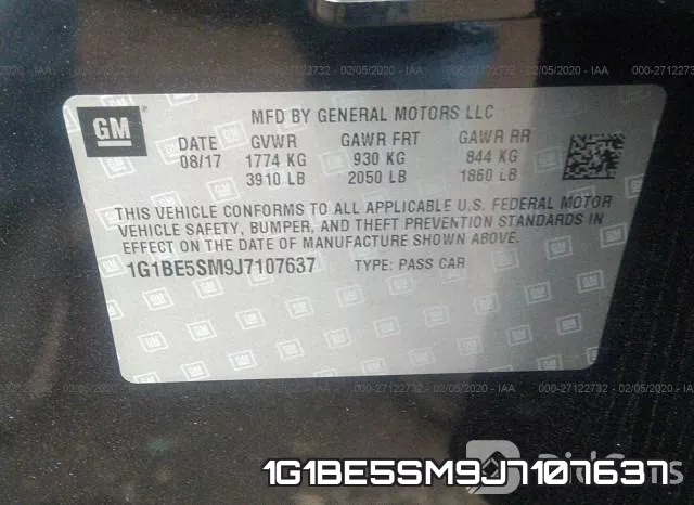 1G1BE5SM9J7107637 фото 10