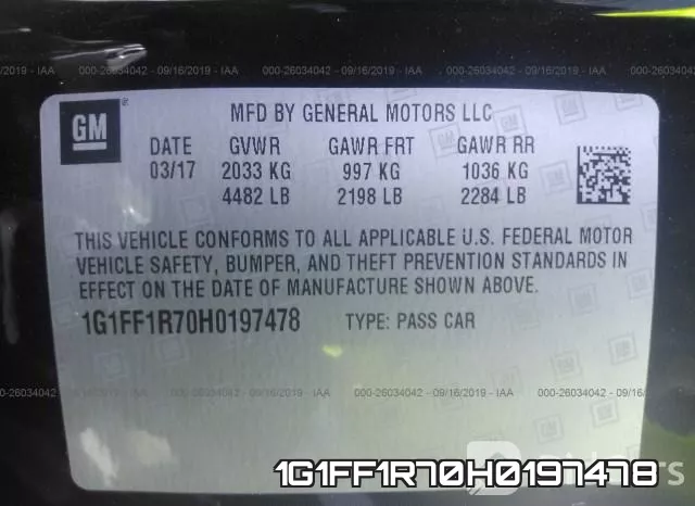 1G1FF1R70H0197478 фото 10