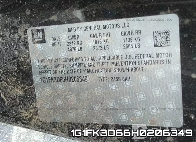 1G1FK3D66H0206349 фото 10