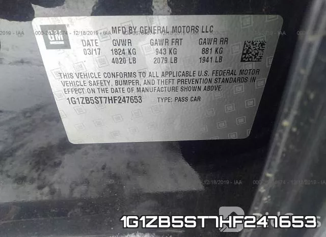 1G1ZB5ST7HF247653 фото 10