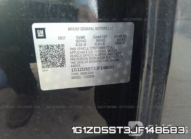 1G1ZD5ST3JF148683 фото 10