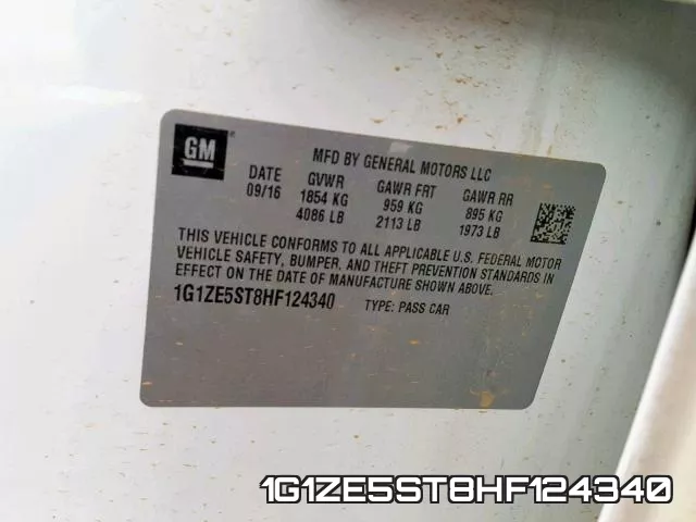 1G1ZE5ST8HF124340 фото 2
