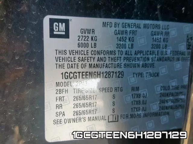 1GCGTEEN6H1287129 фото 2
