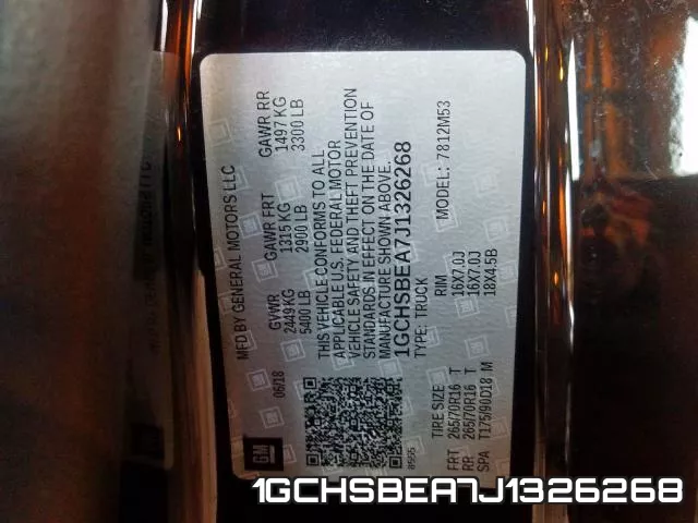 1GCHSBEA7J1326268 фото 2