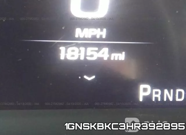 1GNSKBKC3HR392895 фото 8