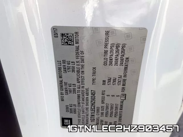 1GTN1LEC2HZ903457 фото 2