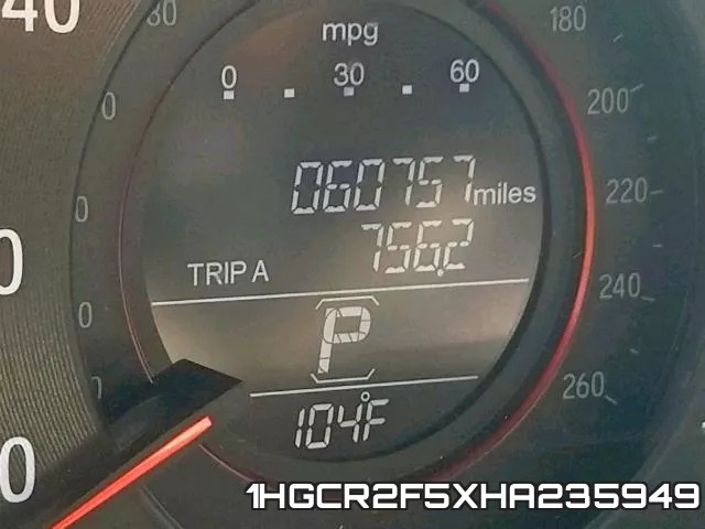 1HGCR2F5XHA235949 фото 9