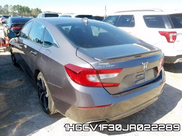 1HGCV1F30JA022289 фото 4