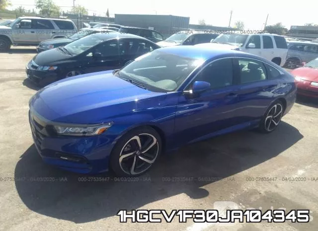1HGCV1F30JA104345 фото 3